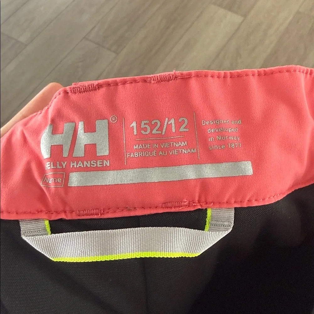 Helly Hansen girl Kids Snow Pants size 12 adjustable